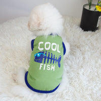 European And American Vest Type Small Fish Cat Clothes