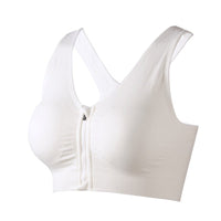 Front button zipper sports underwear