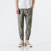 Men's cotton casual pants