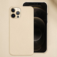 Leather Mobile Phone Case Half Bag Oil Edge Anti-fall