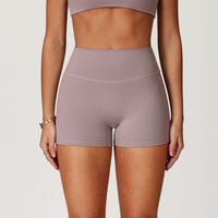 Brushed Tight High Waist Yoga Shorts For Women