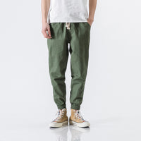 Men's cotton casual pants