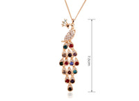 Creative Crystal Peacock Bridal Jewelry Set