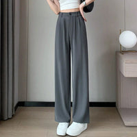 Women's Fashion High-Waist Slimming Casual Wide-Leg Pants