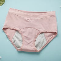 High-waisted cotton underwear