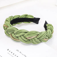 European And American Twist Braid Metal Chain Headband