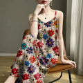 Youthful Summer Printed Strap Sleeveless InnerOuter Tank Dress