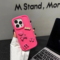 Three-dimensional Bear Modification Machine Phone Case