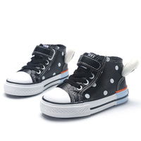 Fashion Plus Velvet High Top Leather Girls Shoes