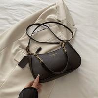 Fashionable Solid-Color Womens Shoulder Crossbody Bag