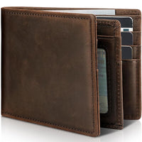 Men's Practical And Convenient Short Leather Wallet