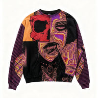 Fashion Casual Printed Polyester Sweater