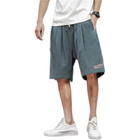 Summer Sports Casual Outdoor Thin Cotton And Linen Loose Plus Size Men's Fifth Pants Pieces
