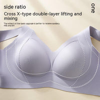Fully Inclusive Large Size Women's Wireless Nude Feel Bra