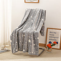 Flannel Glow-in-the-dark Blanket Soft Cozy And Warm For Naps