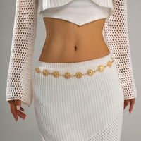 Fashion SUNFLOWER Waist Chain Female Special-interest Design