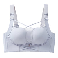Women's Fashion Simple Cross Strap Wireless Bra