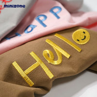 Minizone Girls Suit Baby Shorts Baby Western Fashion Two-piece Suit
