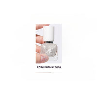 Water-based Quick-drying Baking-free Long-lasting Tearable Popular Color White Fragrance-retaining Nail Polish