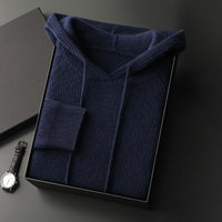 Autumn And Winter New Cross-border Hooded Cashmere Sweater