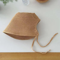Womens French-style Flat-top Wide-brimmed Fisherman Hat