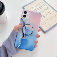 Colored marble phone case