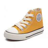New boys and girls high-top canvas shoes