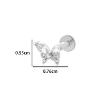 Stainless Steel Internal Thread Flat Bottom Rod Labret