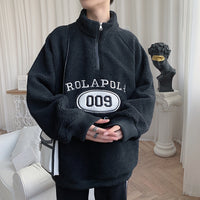 Men's Fashion Casual Loose Lamb Wool Cotton Coat