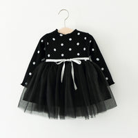 Foreign Children Years Of Foreign Trade Explosion Of Baby Cotton Long Sleeved Dress Korean Princess Dress Girls.