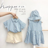 Striped Dress Summer Boys And Girls Baby Shirt Pants Suit