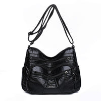 Retro Soft Leather Women's Bag New Authentic Leather Tactile Feel Large Capacity