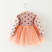 Foreign Children Years Of Foreign Trade Explosion Of Baby Cotton Long Sleeved Dress Korean Princess Dress Girls.