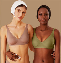 Seamless Jelly Stick Underwear Without Steel Ring Push Up Ice Silk External Expansion