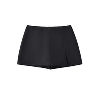 High-waisted Figure-flattering A-line Skirt With A Stylish Slit