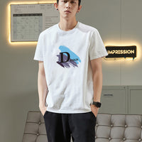 Pure Cotton Short-sleeve T-shirt Trendy Casual Top