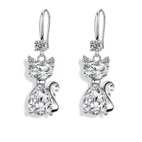 Womens Trendy Zircon Stud Earrings