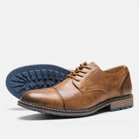 Business Formal Wear Cross-border Plus Size Retro Summer Men's Fashion Leather Shoes