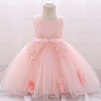 Children's Sequined Inserted Beads Embroidered Baby Princess Dress