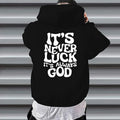 Fashionable Printed Casual Loose-Fit Hoodie For Men