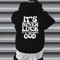 Fashionable Printed Casual Loose-Fit Hoodie For Men