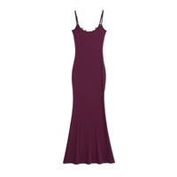 Sexy Lace Patched Bodycon Mermaid Dress