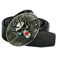 Smooth Buckle For Self-defense Trendy Punk-style Belt Buckle With A Distinctive Look