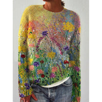 Hoodless Casual Loose-fitting Long-sleeve Top