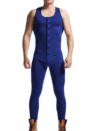 Solid Hooded Sleeveless Cardigan Bodysuit