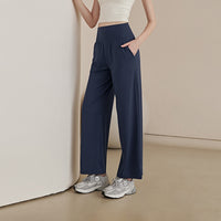High-waisted Butt-lifting Tight-fitting Wide-leg Yoga Pants For Women