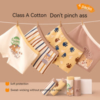 Boys' Cotton Printing Boxer Shorts