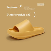 Ergonomic Low-heel Shoes For Correcting Anterior Pelvic Tilt Front-high Back-low Slippers