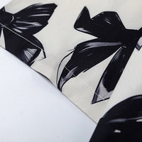 Fashion Bowknot Printed Shirt For Men And Women