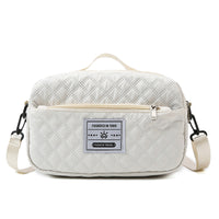 Large-Capacity Fitness Quilted Embroidered Yoga Bag